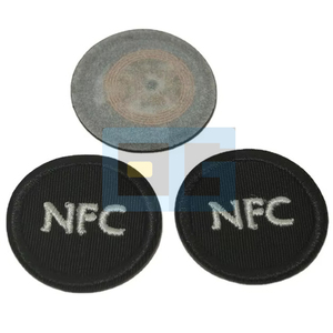 Classic 1K S50 S70 424 DNA Smart Mini <strong>Tag</strong> Embroidery Patch <strong>Tag</strong> for Garments Tracking Washable NFC Fabric <strong>Tag</strong> T5577 213 125kHz - Product Image 1