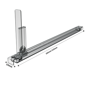 Prezzo di fabbrica negozio automatico a molla bottiglia di bevande vassoi espositore spintore con scatola acrilica per le merci - Product Image 1
