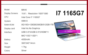 Factory Direct Laptop Core I5 Laptop Notebook prezzo di fabbrica Computer Gaming I5 I7 Made In China - Product Image 2