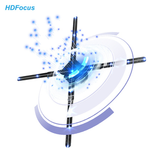 16g hafıza kartı ile 2025 3D holografik Fan 75 cm ekran 3d Hologram Fan Wifi 3d görüntü ayarı - Product Image 1