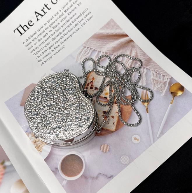 Argent pomme gros diamant