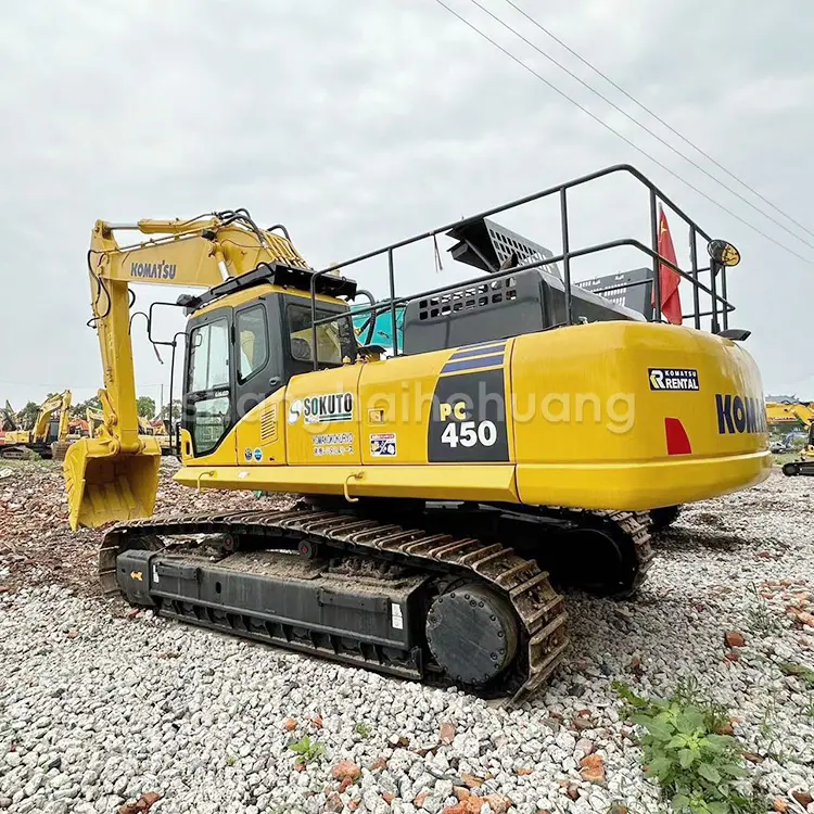 Komatsu 450รถขุด PC450อุปกรณ์หนักมือสอง