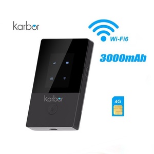 Karbor 4G LTE mifis 150Mbps Mini Di Động Wifi Router Với Khe Cắm Thẻ Sim 4G Không Dây TYPE-C Sim Wifi Router - Product Image 3