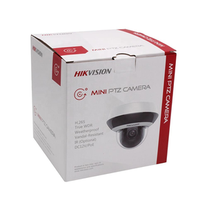 Hik-cámara IP PTZ de 4MP, DS-2DE2A404IW-DE3, Zoom 4X, distancia IR de 20M, entrada/salida de Audio PoE, ranura para tarjeta de memoria integrada, IP66, CCTV