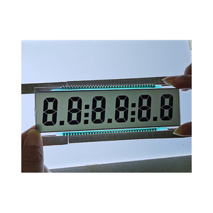 Display a 7 segmenti lcd monocromatico 886 TN HTN personalizzato a 20 cifre per distributore di carburante - Product Image 2