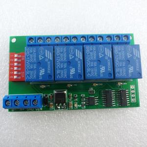 12V 4-channel <strong>RS485</strong> bus multi-function delay relay <strong>MODBUS</strong> and AT command <strong>control</strong> remote switch - Product Image 3