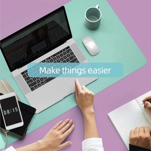 Design Leather <strong>Keyboard</strong> <strong>Mouse</strong> Pad Wholesale Waterproof Office Large <strong>Computer</strong> PU Leather Desk Mat - Product Image 3