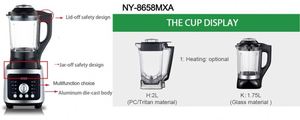 2000w Tritan Jar Fruit LCD Display Preset <strong>Program</strong> Fruit Blender with GS,LFGB,EMC,ERP,REACH,ROHS - Product Image 2