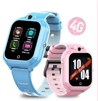 Montres Enfant Rate per bambini Wifi chiama smartwatch impermeabile DF84 con giochi 2024 orologio per telefono per bambini Smart Watch 4G con Sim Card