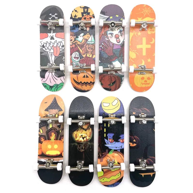 Nuovo all'ingrosso personalizzato Skateboard in legno tastiera giocattolo professionale stent Finger skateboard