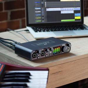MOT U M2 M4 USB ses kartı harici kayıt ve müzik aleti aksesuarları için ses arabirimi karıştırma - Product Image 4