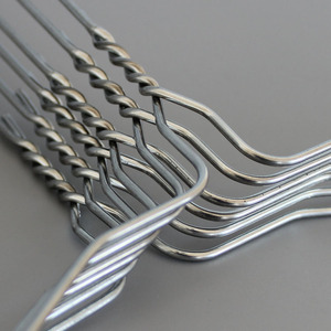 Điện Mạ Kẽm Sắt Dây Quần Áo Móc Áo Giặt Trò Chơi Nhà Máy Giá Trực Tiếp Bán - Product Image 3