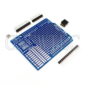 Standart Proto vida kalkanı kurulu uyumlu geliştirilmiş sürüm desteği A6 A7 Arduino UNO R3 için çift taraflı PCB