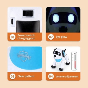 2,4 GHz RC Smart Robot Pet Dog Großhandels programm STEM Lernspiel zeug RC Tier mit Sound und Light Stunt Dog - Product Image 6