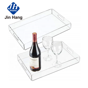 定制ODM彩色Pmma有机玻璃托盘亚克力托盘透明矩形装饰托盘 - Product Image 6