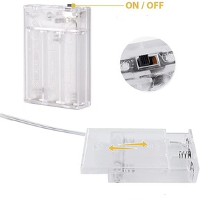 LED Battery Box Light Strings mit Kupferdraht-PVC-Gehäuse und USB-Anschluss mit Wave Ball für den Lager gebrauch - Product Image 5