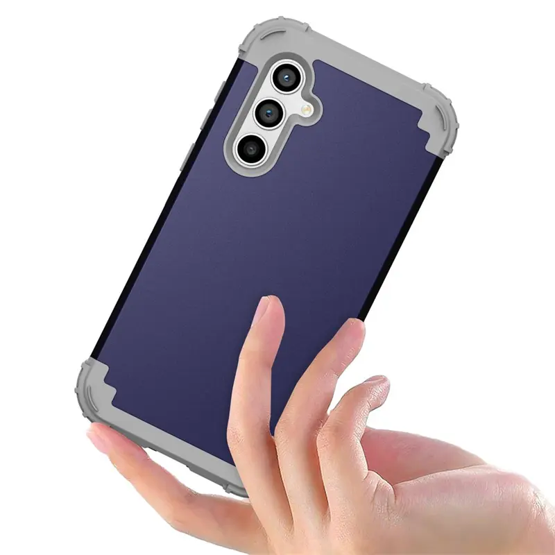 Yüksek kaliteli silikon PC kombinasyonu darbeye tampon cep telefonu kılıfı Samsung Galaxy S23 S22 Ultra S21 S20 artı