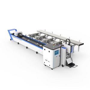 2つの空気圧チャック1.5kw 2kw 3kw Cnc自動ローディングすべてのタイプ金属パイプ処理SF6016Tファイバーレーザー切断機 - Product Image 2