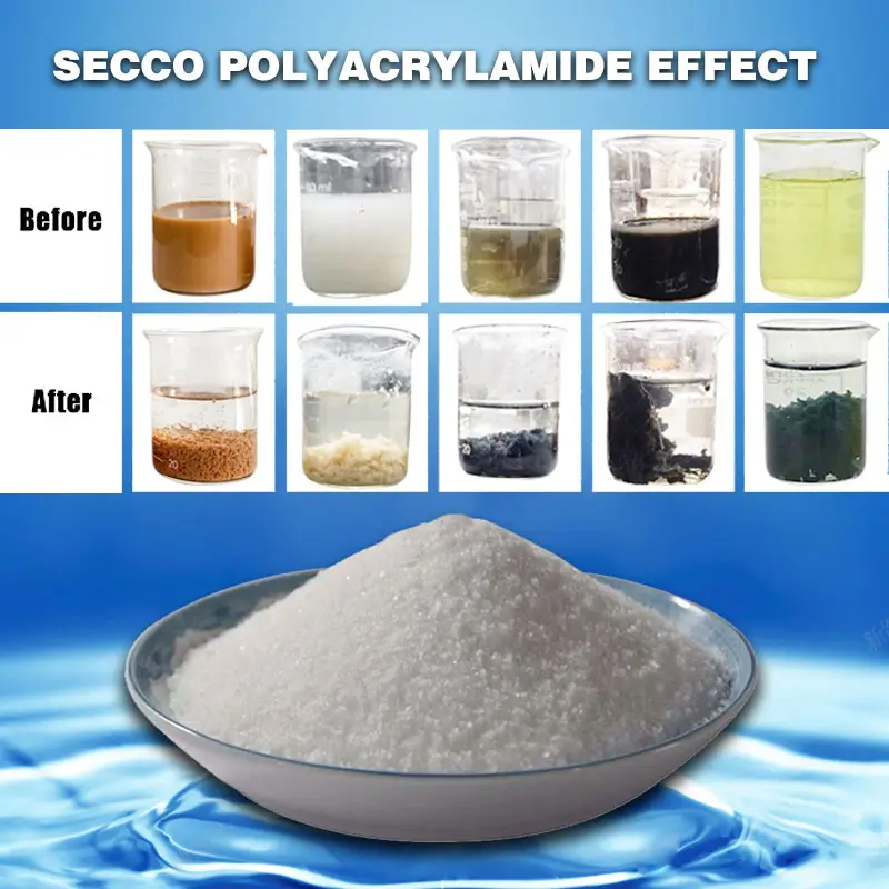 Nhiều loại cation Anion Polyacrylamide cpam apam bột flocculat hóa chất cho xử lý nước thải nhựa
