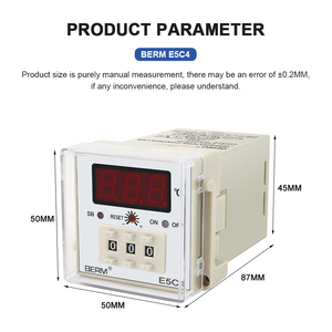 Pantalla digital E5C4, controlador de temperatura, puntero, base reguladora de temperatura para horno - Product Image 2