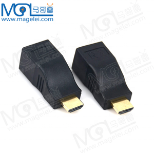 Precio de fábrica 30M HDMI a Cat6 convertidor de red amplificador de señal HDMI a RJ45 adaptador con cable de red único - Product Image 6