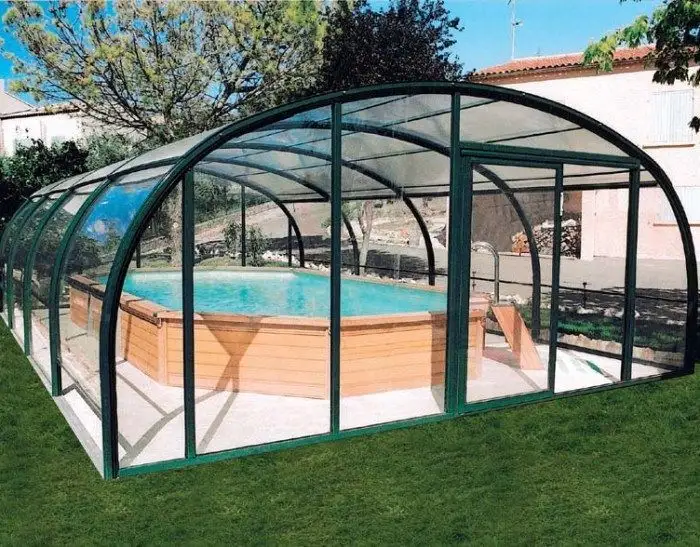 Outdoor Transparante Vrijstaande Dome Veranda Voor Hot Tub Cover Spa Dome Behuizing