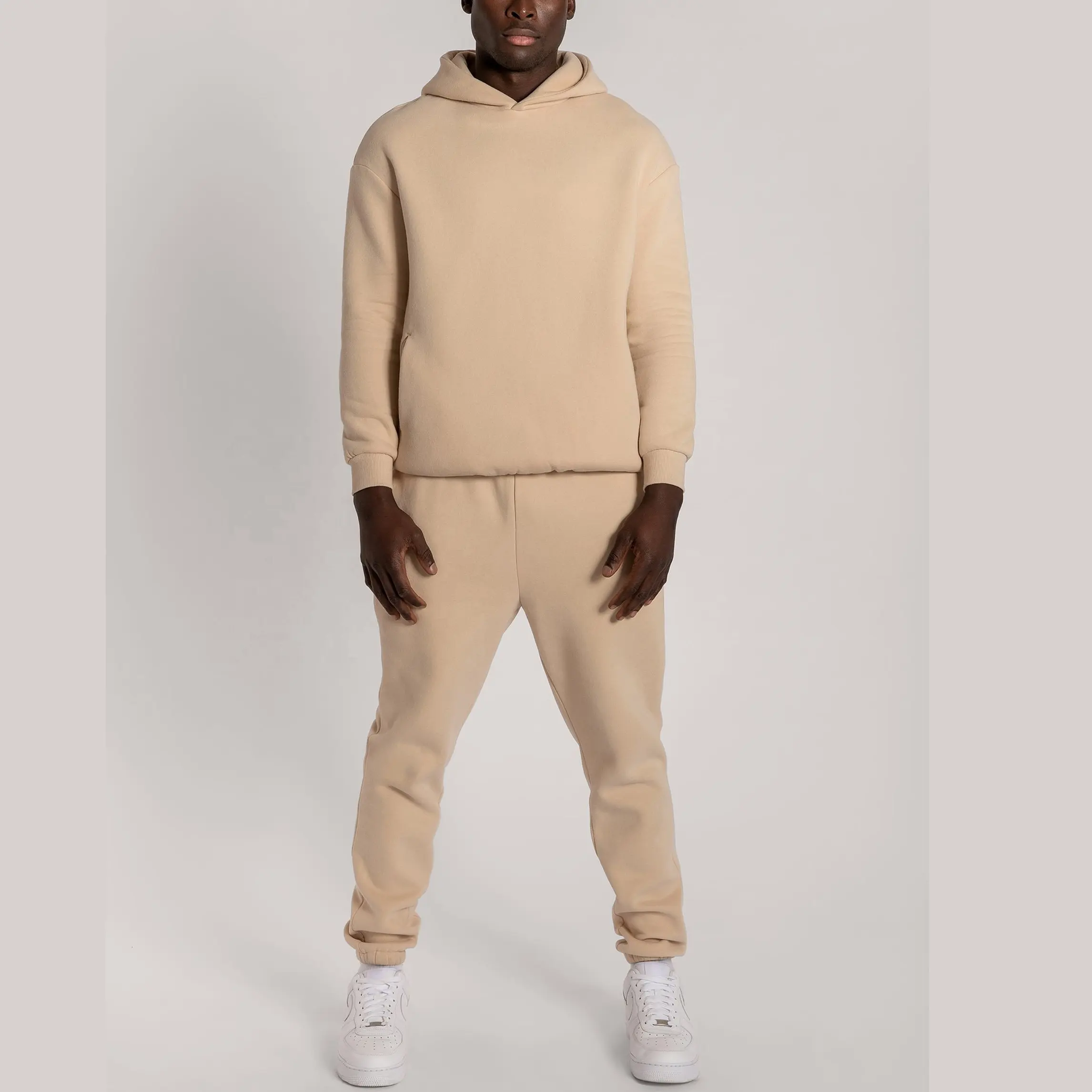 Survêtement ajusté pour homme, tenue de sport, Jogging, grande taille, sweat-shirt à capuche, pantalon de survêtement, Logo personnalisé,