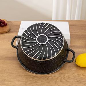 Không dính lớp phủ nấu ăn bề mặt 13 cái nồi đặt soong sâu Fry Pan 20 + 24 + 28cm súp nồi + 28cm Frying Pan Set bếp đồ nấu nướng - Product Image 2