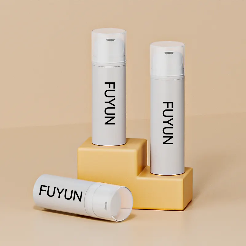 Botella dispensadora de espuma personalizada Fuyun, 100ml, 120ml, 150ml, PET limpiador facial, botella de bomba de espuma líquida para espuma, botella de espuma blanca