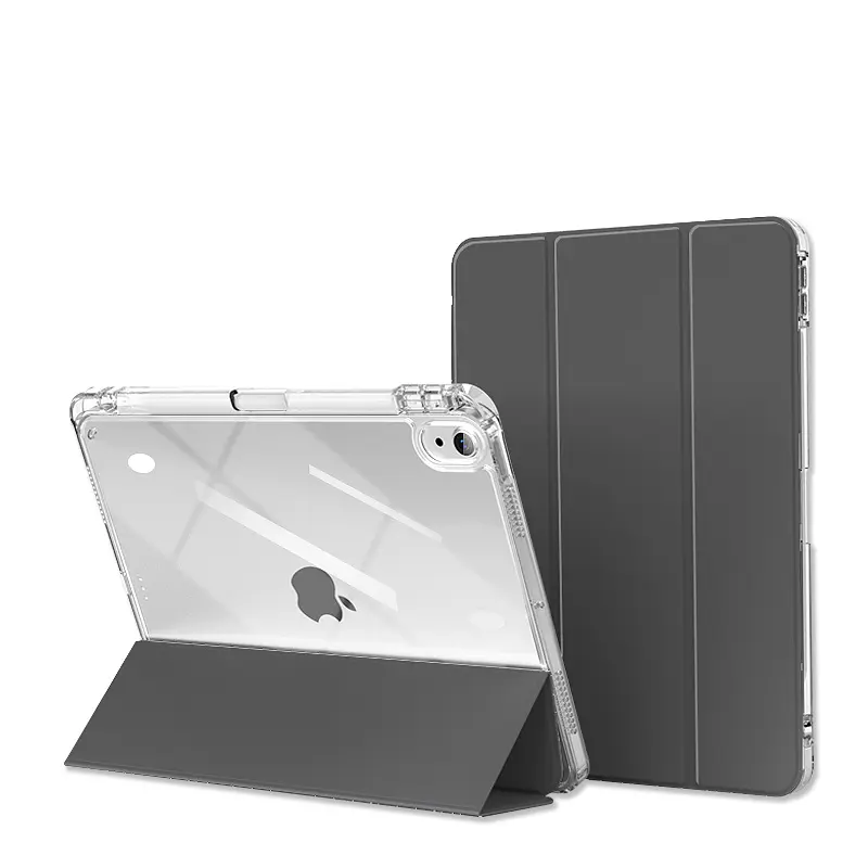 2022 Amazon venda iPad bonito caso claro rígido PC Shell com suporte de lápis para iPad Pro 11 "/12.9"/10.5 "/5th/6th/7th/8th/9th