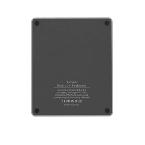 Rechargeable BT Wireless Slim <strong>Numeric</strong> Keypad Portable External Numpad <strong>Keyboard</strong> Compatible for MacBook Air/Pro Android Laptop - Product Image 5