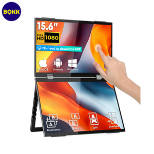 Monitores LCD personalizados de 15,6 pulgadas Plug Play, estilo de escritorio, interfaz HD tipo C, monitor portátil para uso en portátiles y negocios - Product Image 1
