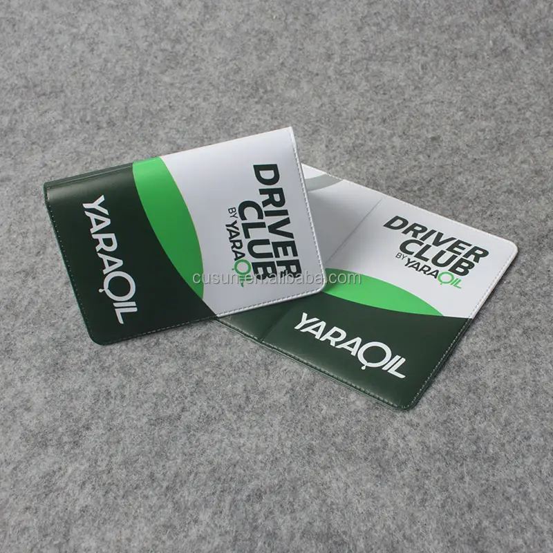 Funda de plástico con 2 bolsillos para tarjetas de crédito, soporte para banco de PVC con logotipo personalizado, suministro de fábrica