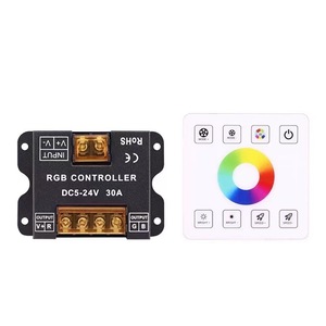 Квадратный сенсорный контроллер 86 Rgb/cct/Одноцветный сенсорный контроллер 86-панель Сенсорный настенный пульт дистанционного управления для светодиодной ленты - Product Image 3