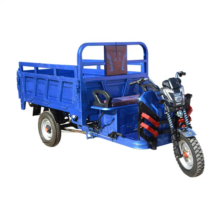 Mini camión de basura hidráulico, camión volquete, triciclo de carga