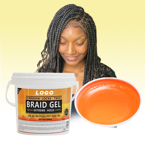 Chuyên Nghiệp Salon Sử Dụng Nhanh Chóng Khô Bện Gel Xoắn Bện Sóng Cạnh Gel Thêm Giữ Ngô Loc 64Oz Bện Gel - Product Image 6