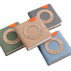 2025 Schedule Mini square Pocket <strong>Notebook</strong> Time Management Efficiency Manual Schedule Planner School Diary Pu Notebook3357 - Product Image 1