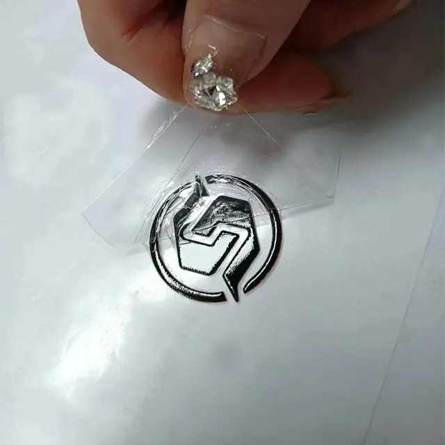 Logo personalizzato marchio di nome 3D Uv trasferimento adesivo stampa Uv rimovibile in vinile adesivo di trasferimento per vetro tazze da caffè candela imballaggio