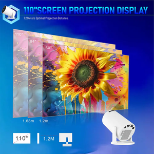 Mini proyector portátil Smart Cinema Android 11 Projecteur Data Show Hy300 Pro + Android 4K Wifi Mini proyectores - Product Image 3