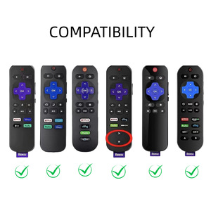 Uygulama için yeni uzaktan kumanda muhafazası TCL Roku 280 uzaktan kumanda evrensel silikon koruyucu kılıf - Product Image 6