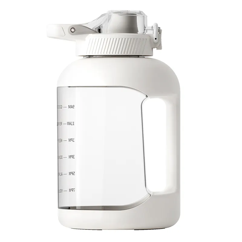 आउटडोर जिम के लिए BPA मुक्त 2.5L 1.5L स्पोर्ट्स ट्राइटन पानी की बोतलें, फ्लिप ढक्कन के साथ प्रेरक पेय की बोतलों का उपयोग करें