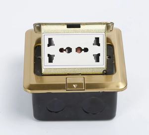 EU pop up <strong>socket</strong> golden <strong>Multi</strong>-functional replaceable <strong>USB</strong> <strong>function</strong> It can be inserted by pressing the keys Outlet Power <strong>Socket</strong> - Product Image 5
