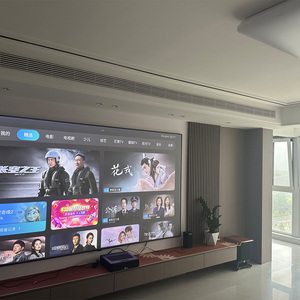 Perfectisan Fresnel หน้าจออ่อน120นิ้ว1.5เลเซอร์โปรเจคเตอร์4K 8K สั้นพิเศษโยนแสงล้อมรอบหน้าจอ - Product Image 4
