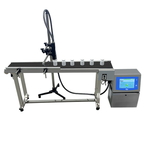 Linea di produzione industriale Coder a getto d'inchiostro piccolo carattere stampante a getto d'inchiostro CIJ macchina da stampa scadenza data Batch Coding Machine - Product Image 5