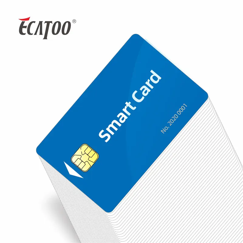 버스 표 은행 지불 체계를 위한 주문을 받아서 만들어진 고품질 IC 카드 SLE4442 칩 카드