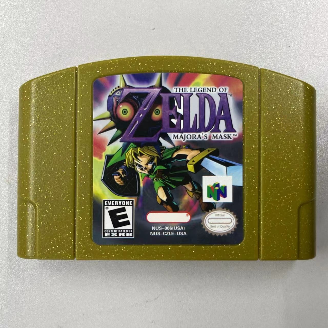 Masque Majora doré pour Zelda