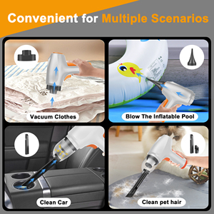 Two Versions Multi-Function 6000PA/10000PA <strong>Cyclone</strong> Car Vacuum Cleaner 2 in 1 Function Air Vacuum and Air Blow Cleaner - Product Image 2