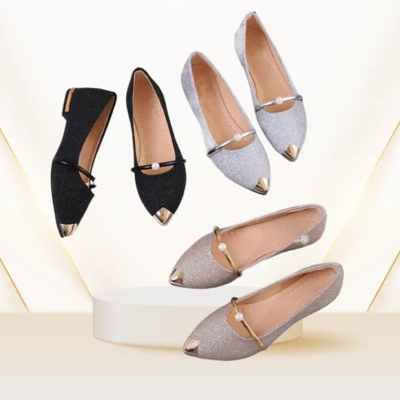Nuevas Sandalias planas zapatos de mujer 2024 zapatos planos de mujer comercio al por mayor zapatos planos de mujer