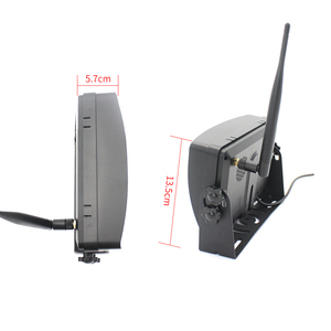 Cámara de marcha atrás de coche inalámbrica 720P HD de 7 pulgadas con Monitor visión nocturna impermeable Función de pantalla dividida de 360 grados