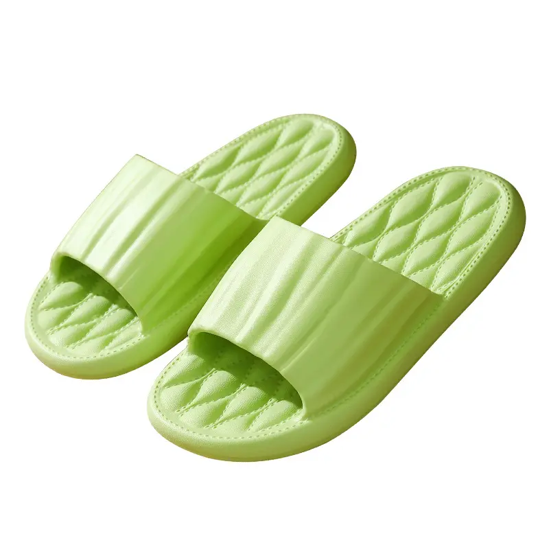 Sandalias para mujer y mujer Summer Cloud Slides Lovers Moda divertida Indoor Home EVA Zapatillas de fondo grueso